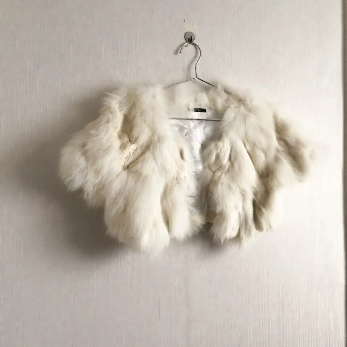 Real fur bolero jacket