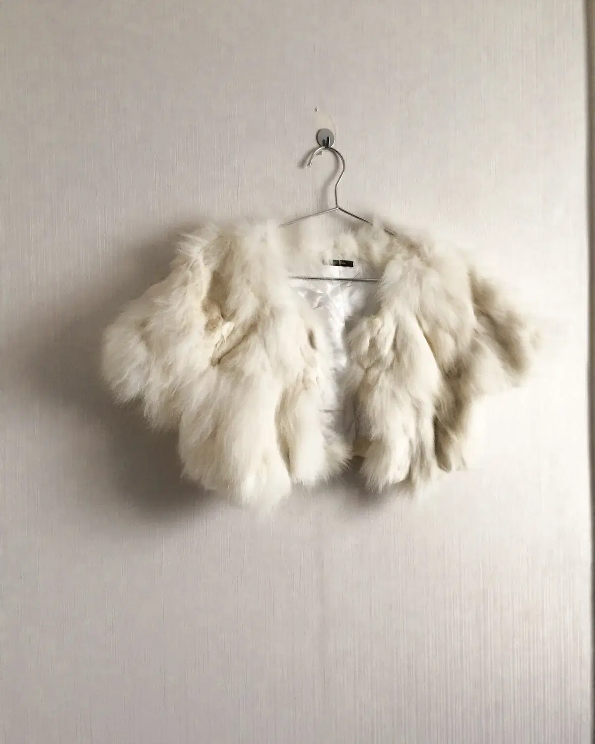 Real fur bolero jacket