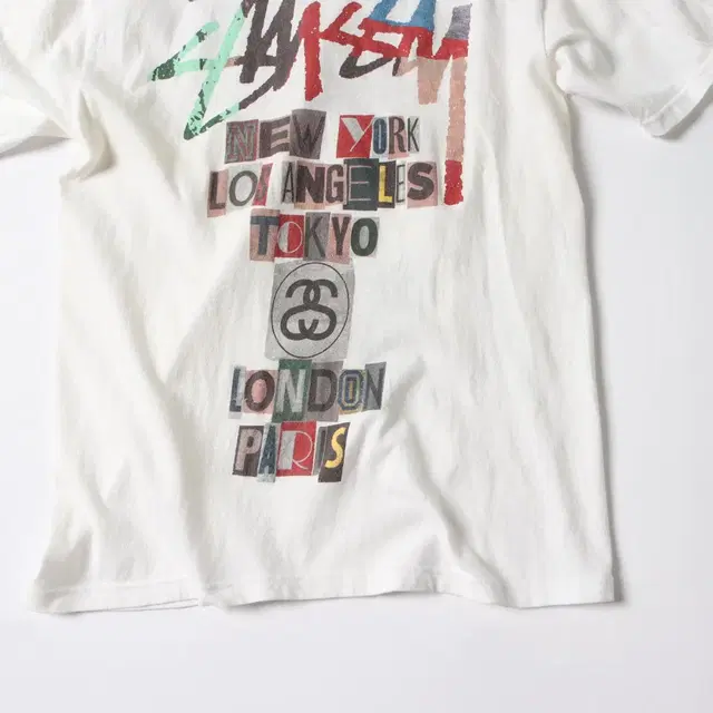 stussy 스투시 랜섬 월드 투어 티셔츠