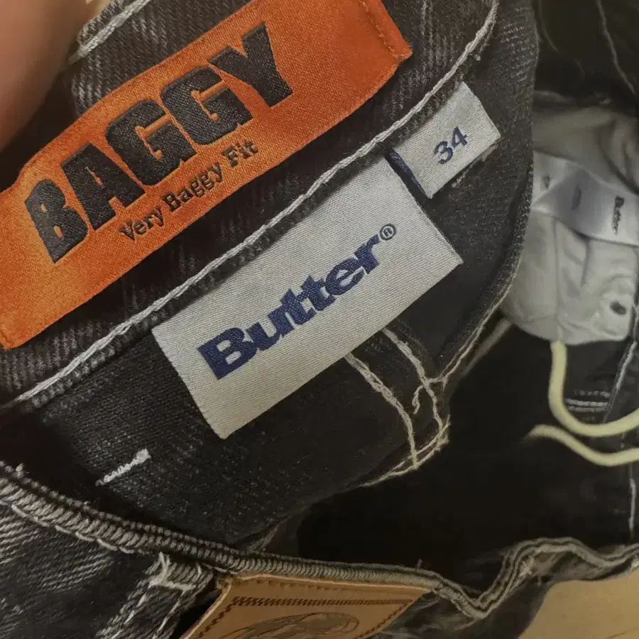 버터굿즈 배기 데님 팬츠 buttergoods baggy denim