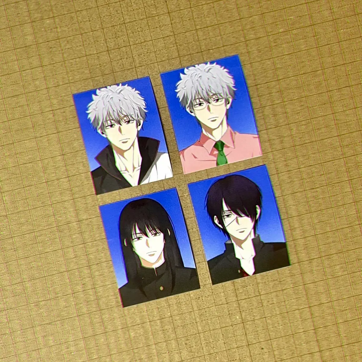 Gintama Gintoki Kinpachi Katsura Takasugi Certificate of Authenticity Passport Photo