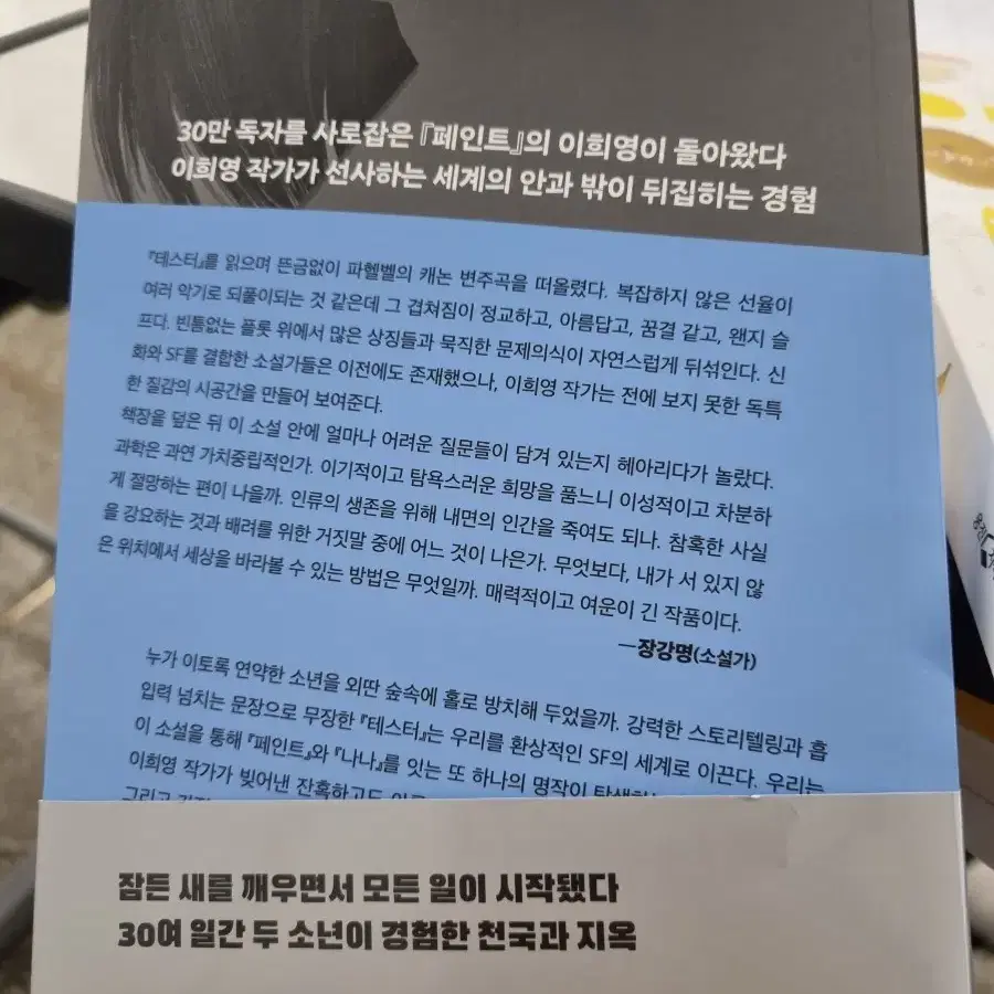 테스터 소설책