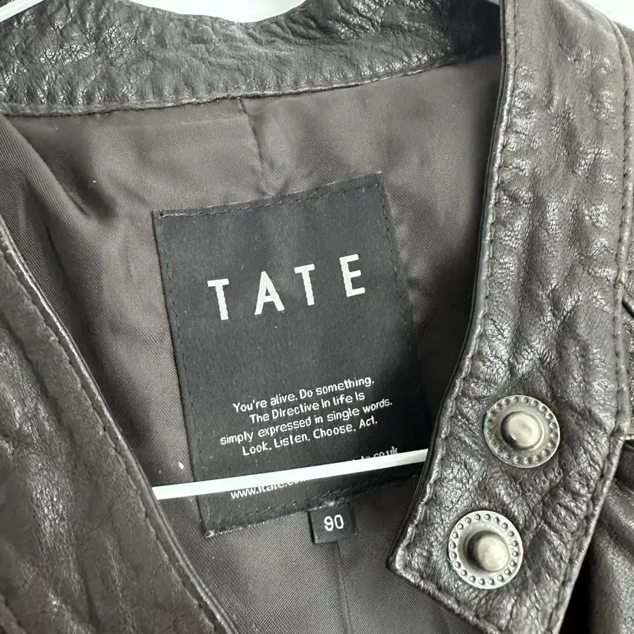 TATE 테이트 가죽 자켓 90