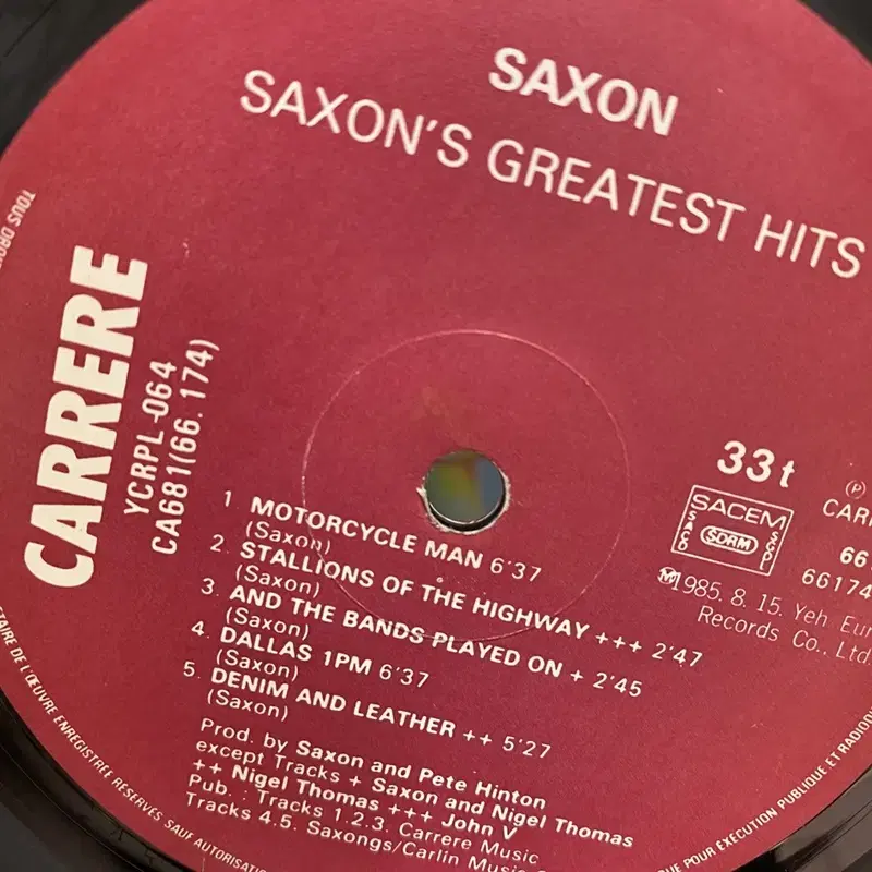 SAXON  LP / C2115