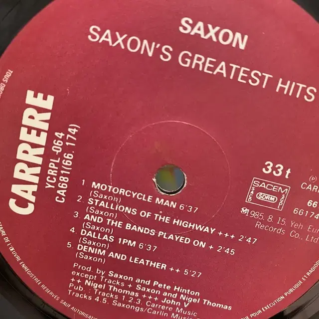 SAXON  LP / C2115