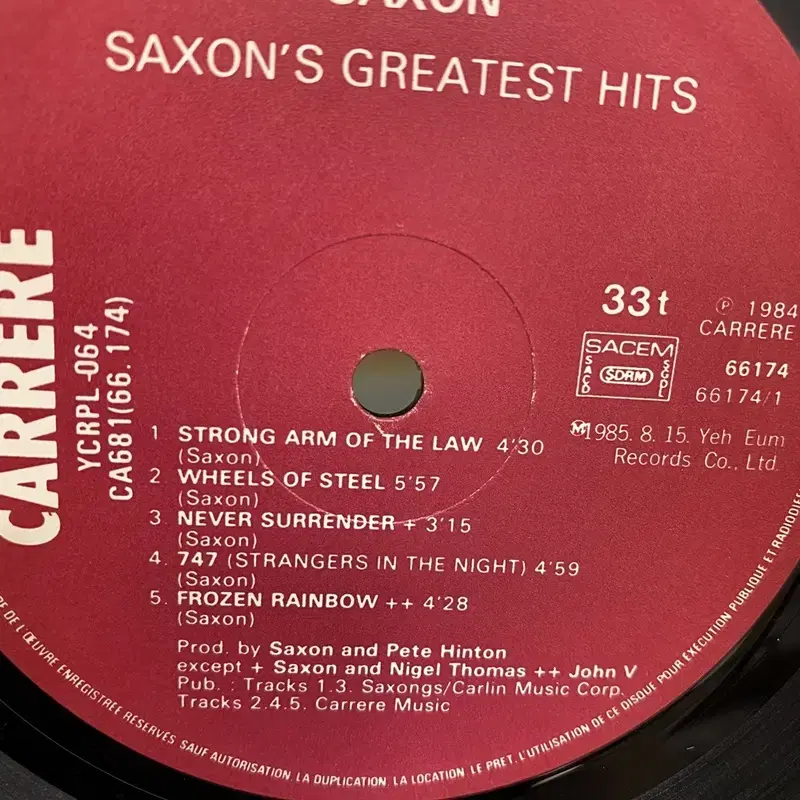 SAXON  LP / C2115