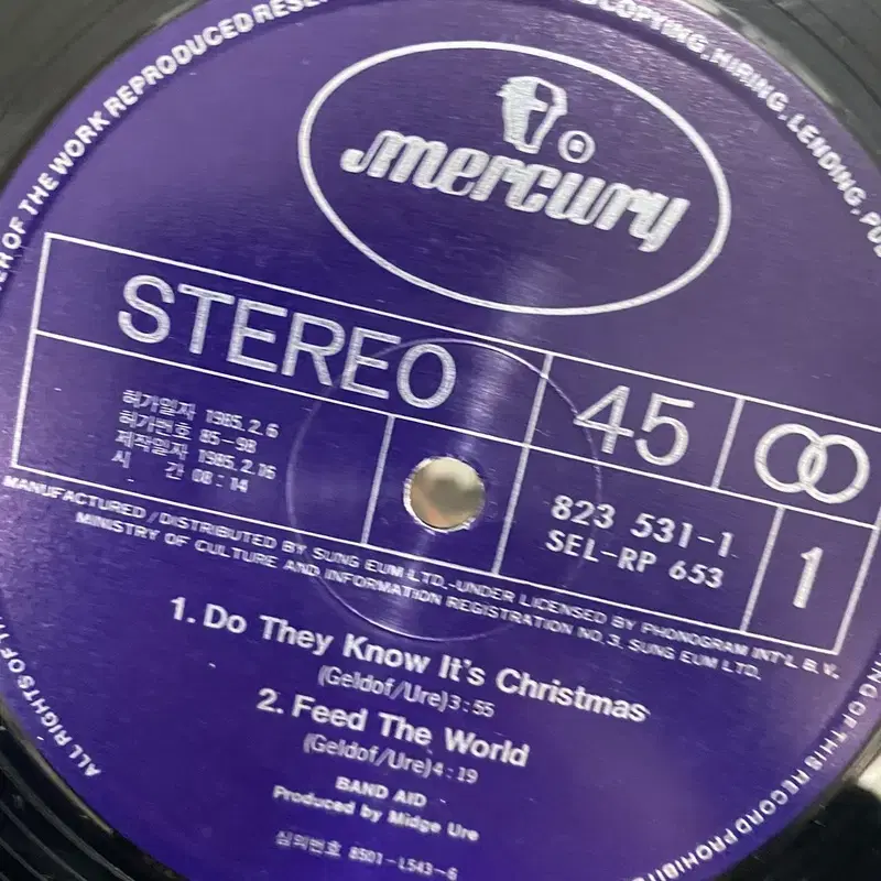 DO THEY KENOW ITS CHRISTMAS  LP / C2157