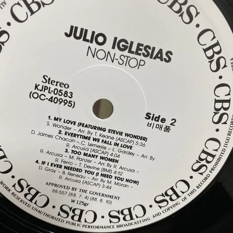 JULIO IGLESIAS  LP / C2261