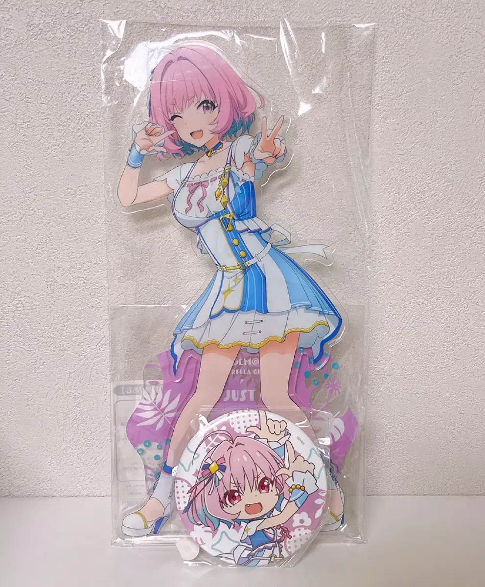 Idolmaster Cinderella Girls Yumemi Ria Mu Big acrylic stand Badge in bulk