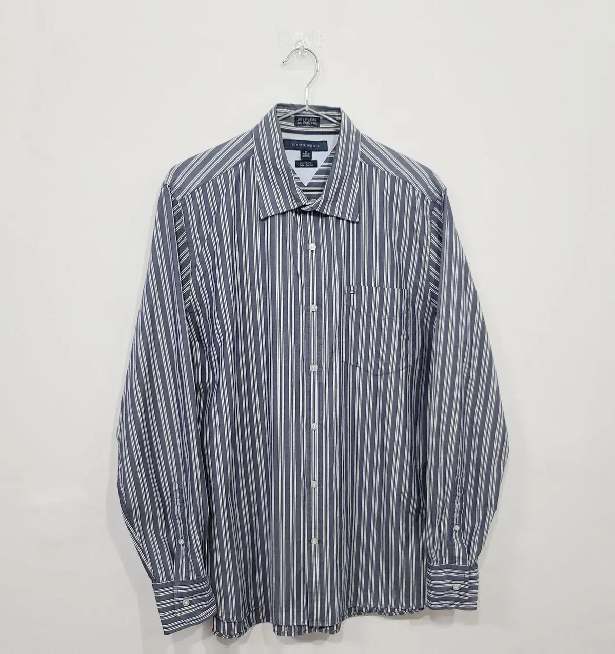 Tommy Hilfiger-Men's-Long-sleeved shirt/M-Size/C66