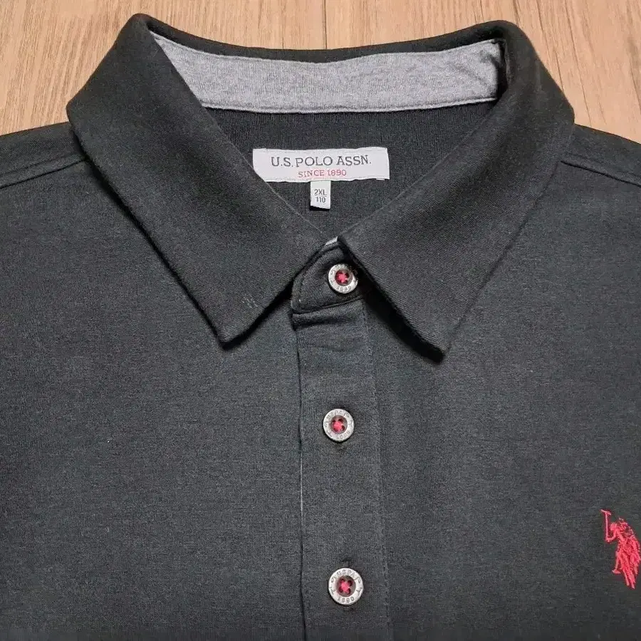 USPA 기모 긴팔티 카라티 남성2XL