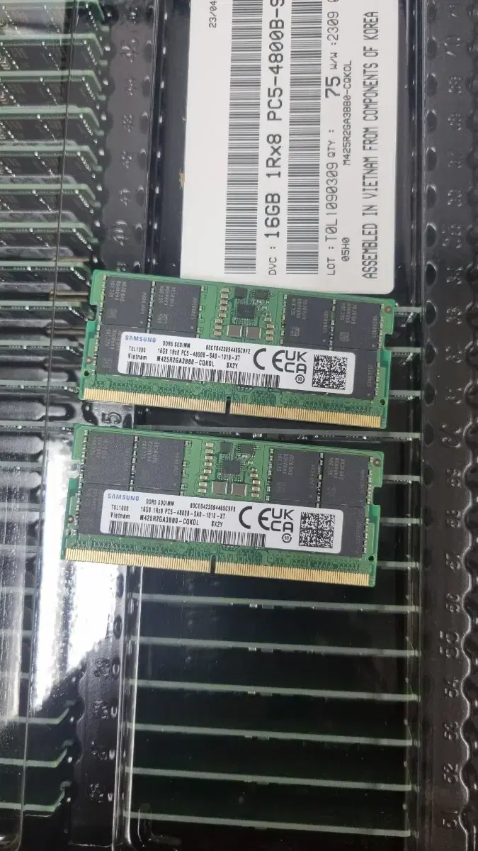 Laptop Memory DDR5 16GB 4800 unsealed (2x)