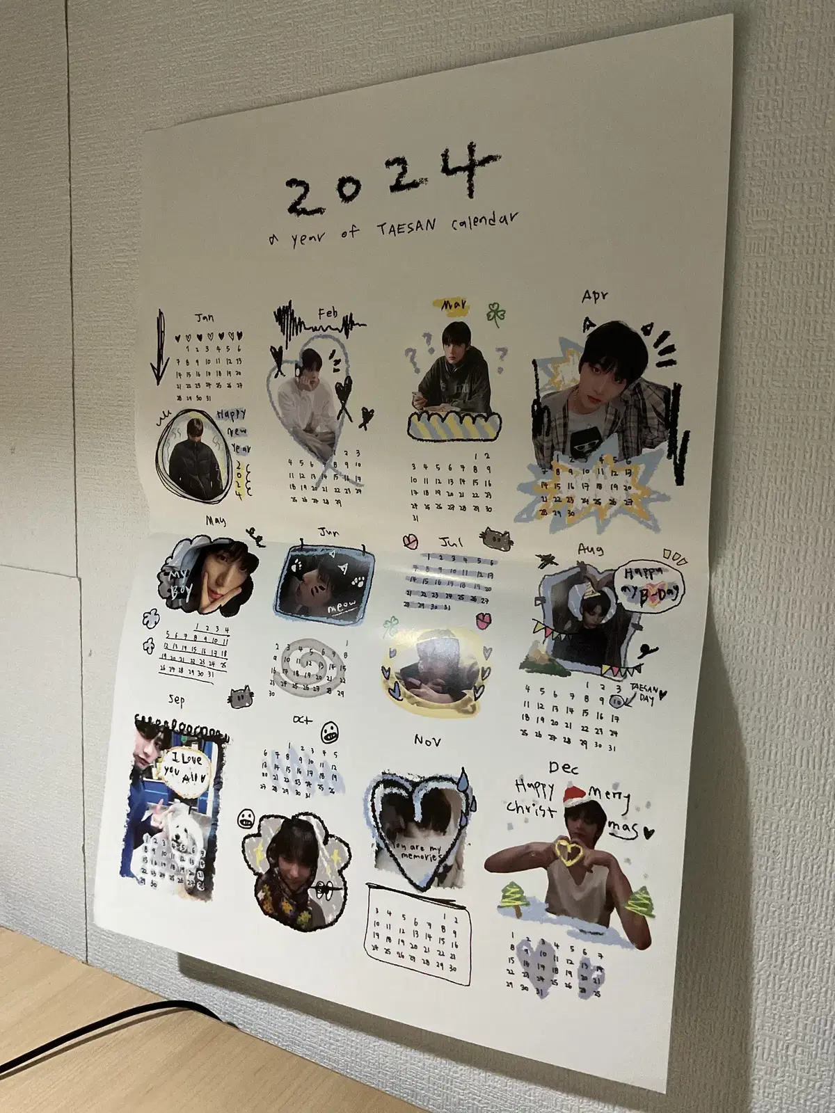 !!Price drop)) boynextdoor taesan Calendar