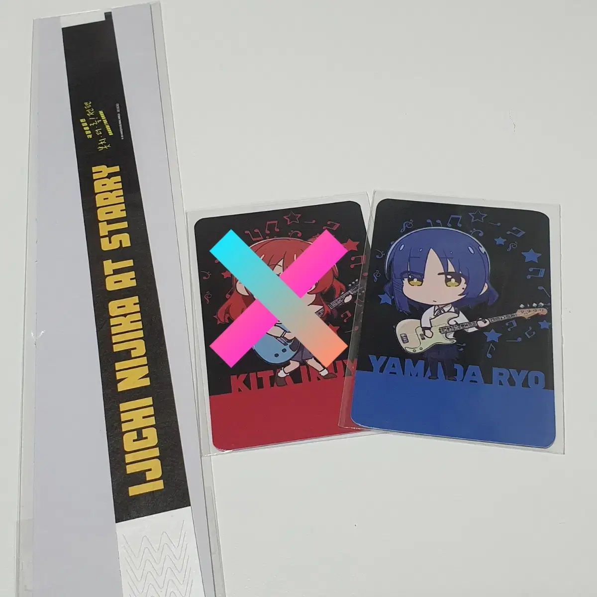 Botch the Rock Cheer pre-order benefit Wristband / Character Card