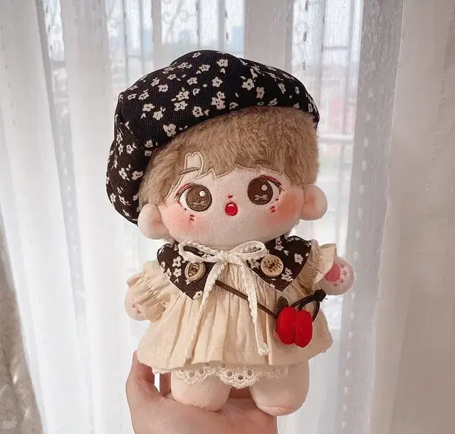 20cm 인형옷 잔꽃원피스