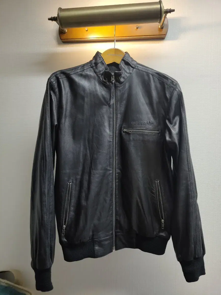 100) Adidas Beckham Leather Jacket for Sale