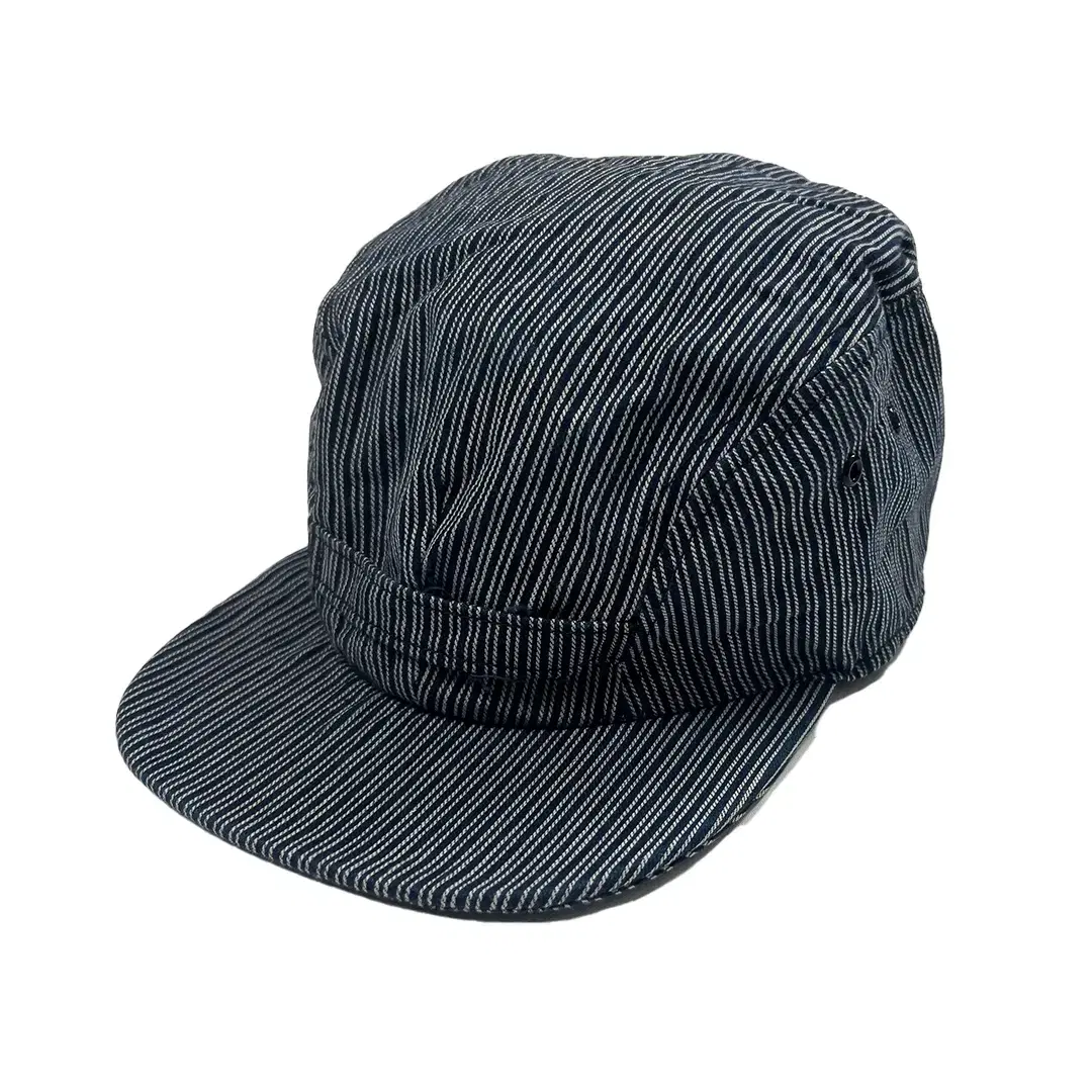 AT LAST CO DENIM HICKORY WORK CAP