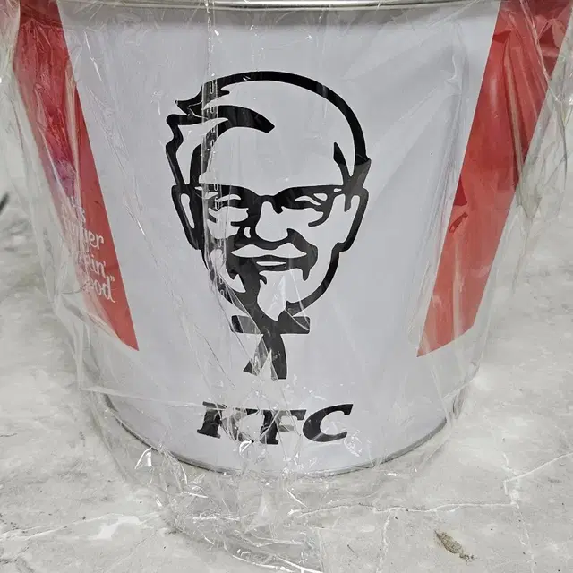 kfc 틴 버켓 스텐통