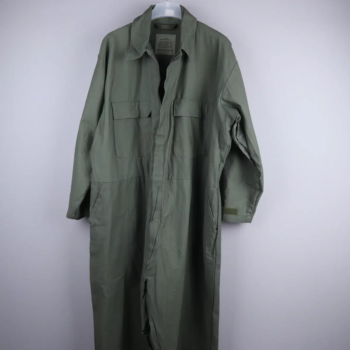 Military Coverall Jumpsuit Olive Green (XL)