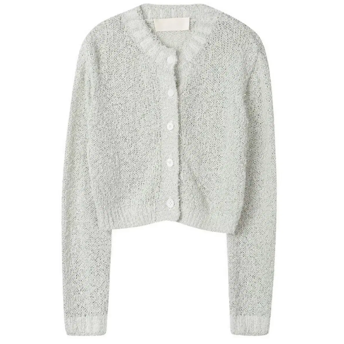 아위 (AHWE)  Boucle Cropped Cardigan