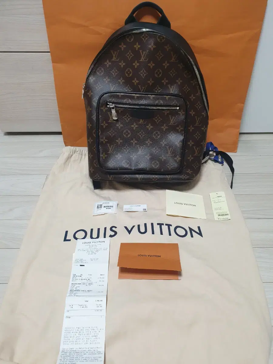 Monogrammed Louis Vuitton Josh Backpack