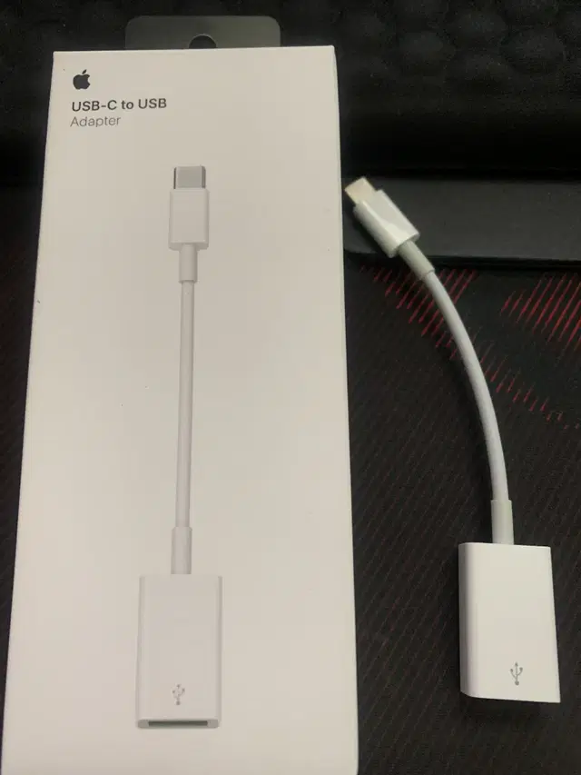 애플 정품 USB-C-USB 허브(어댑터) 풀박스