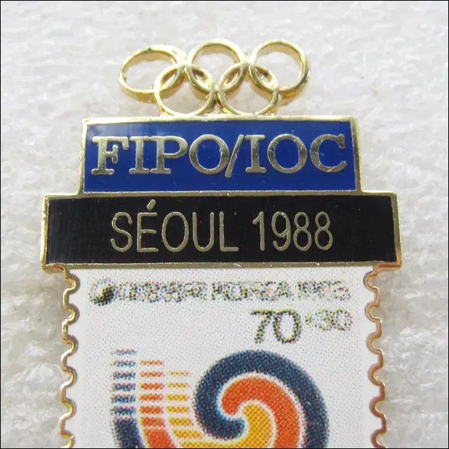 FIPO/IOC 88서울올림픽 한정판 배지 (ol52)