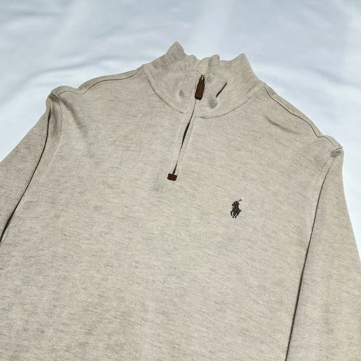 L polo ralph lauren light beige vahn knit