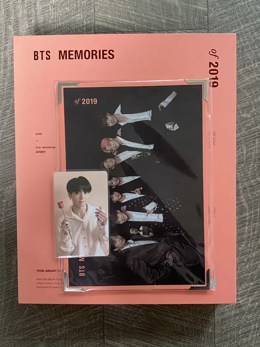 2019 bts including memories jungkook photocard 