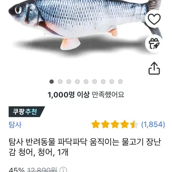 움직이는 물고기 장난감