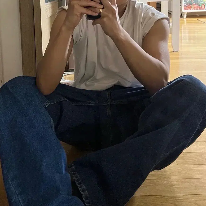 위캔더스 DENIM WORK PANTS (DENIM)