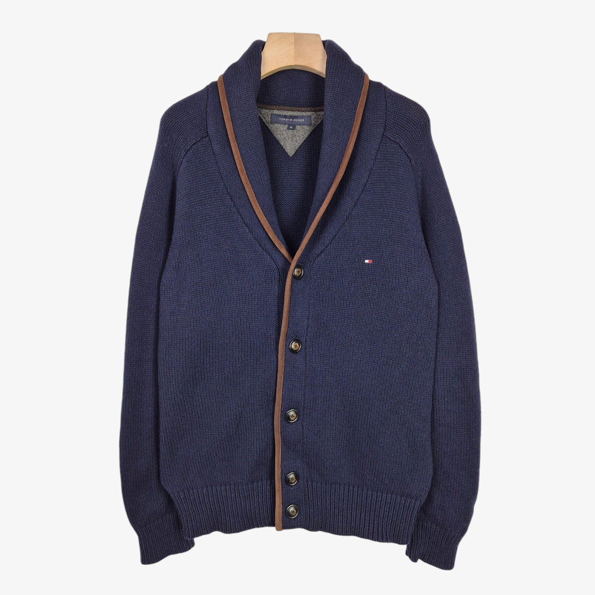 [105] Tommy Hilfiger Navy Shawl Kara Cardigan