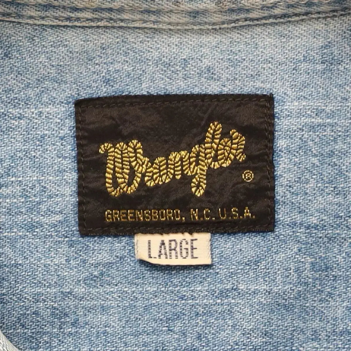 Wrangler Denim Western Shirt