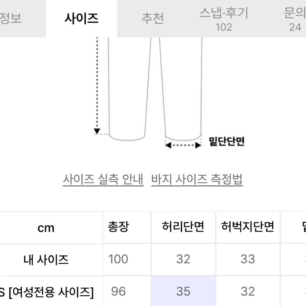 라퍼지스토어 테이퍼드 와이드 코튼팬츠