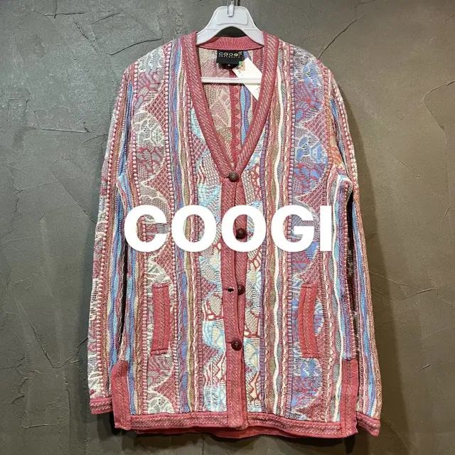 [S] COOGI 쿠지 케이블 니트 가디건