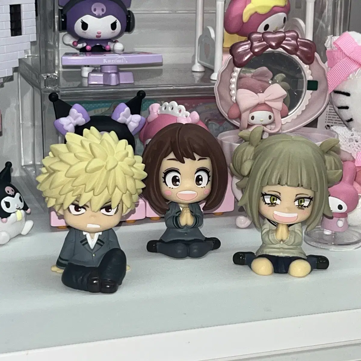 Hiroaka Lyracoat Figures (Bakugo, Toga, Ochako)