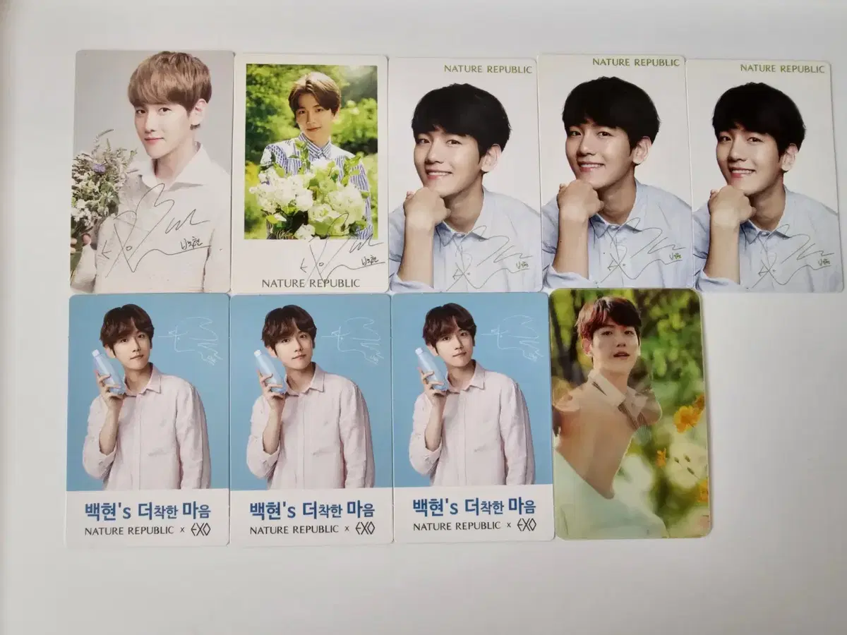 EXO exo Naturepublic Photocard baekhyun xiumin kai chen Exopoka