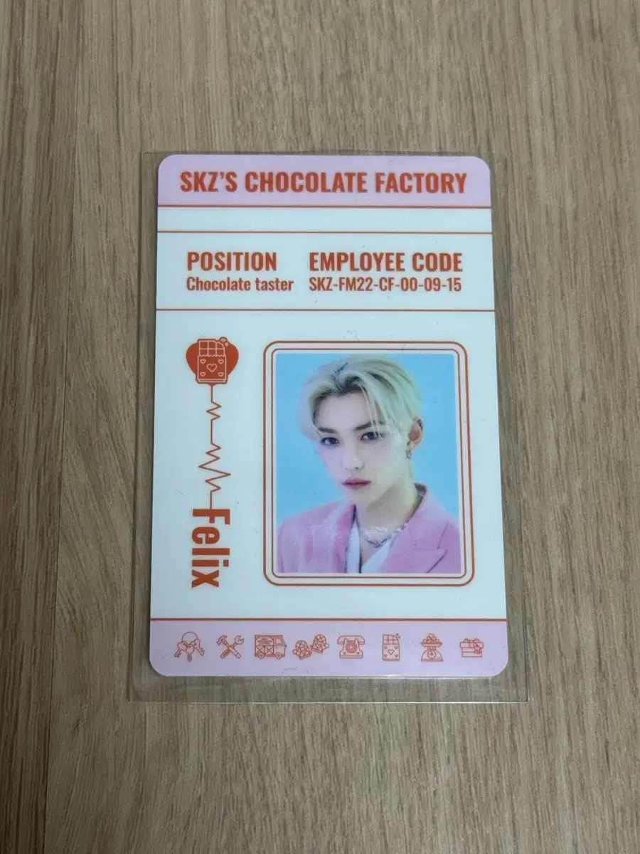 Straykids Chocolate Factory ID card felix photocard