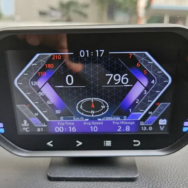 자동차 OBD2 HUD 헤드업디스플레이