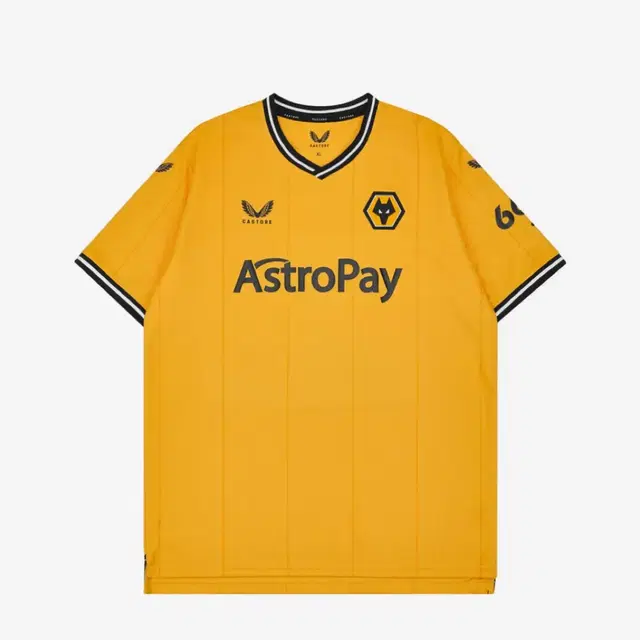 Castore Wolves 2023/24 Home Shirt Yellow