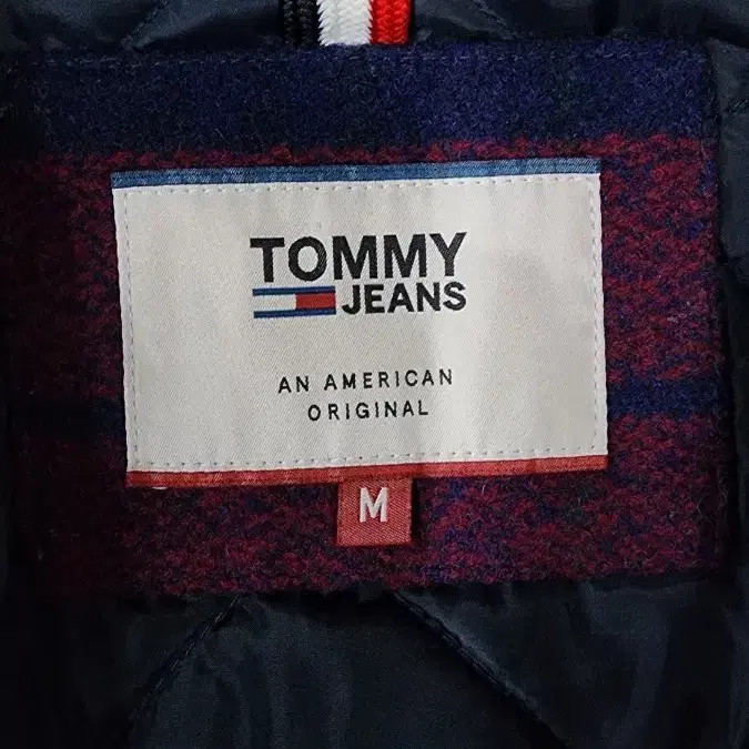 타미 진스 Tommy Jeans 체크 코트 M