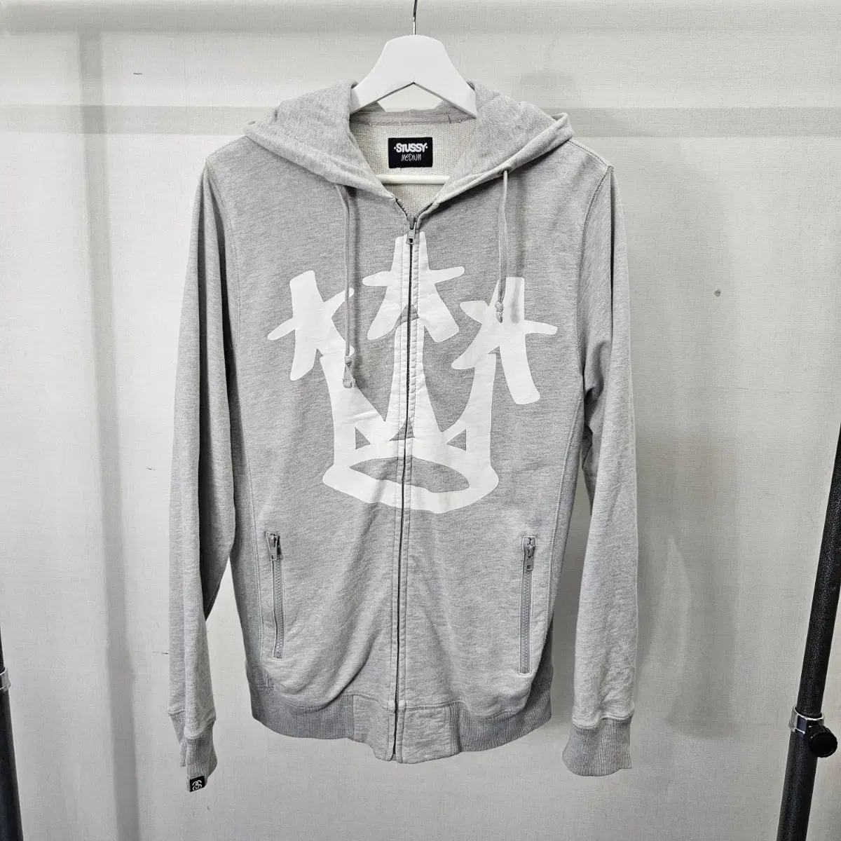 Stussy Crown Logo Hoodie Zip-up M