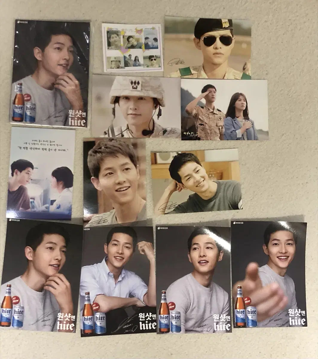 Descendants of the Taeyang book Song Joong Ki poster postcard photo kard