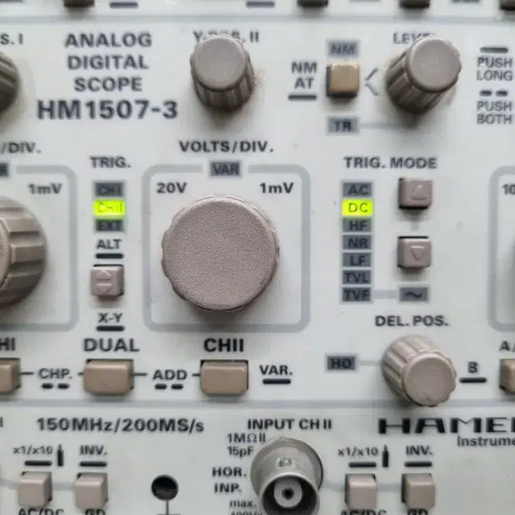 HAMEG 1507-3 150MHz 오실로스코프