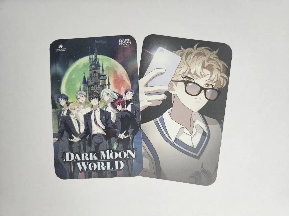 Simple unsealed Lotte World Darkmoon sion Photocard