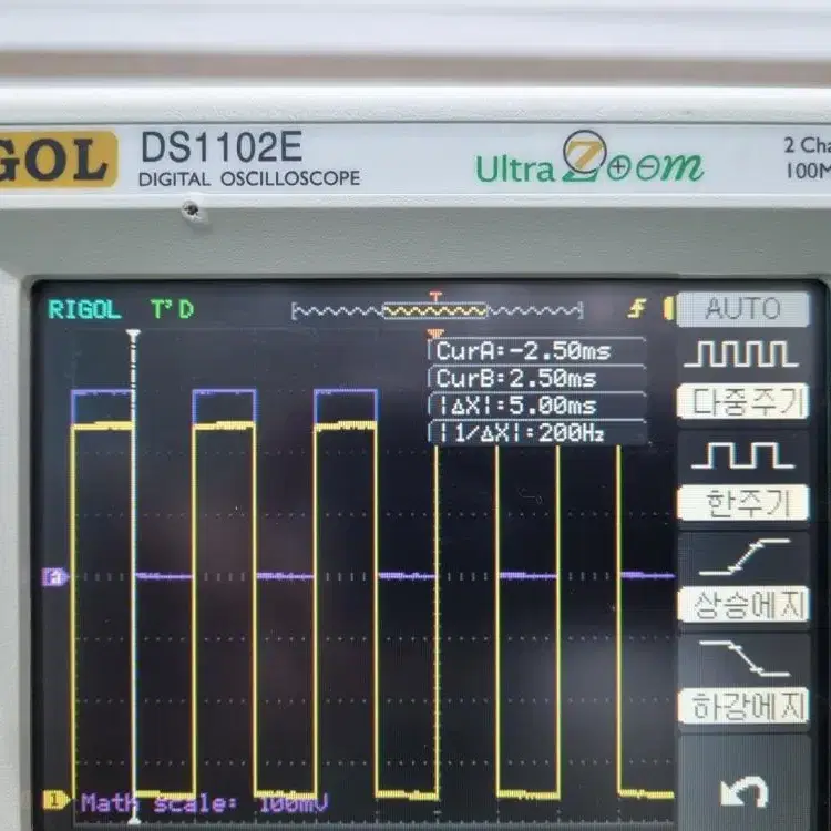 RIGOL DS1102E 2CH 100MHz 오실로스코프