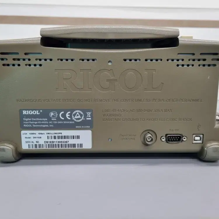 RIGOL DS1102E 2CH 100MHz 오실로스코프