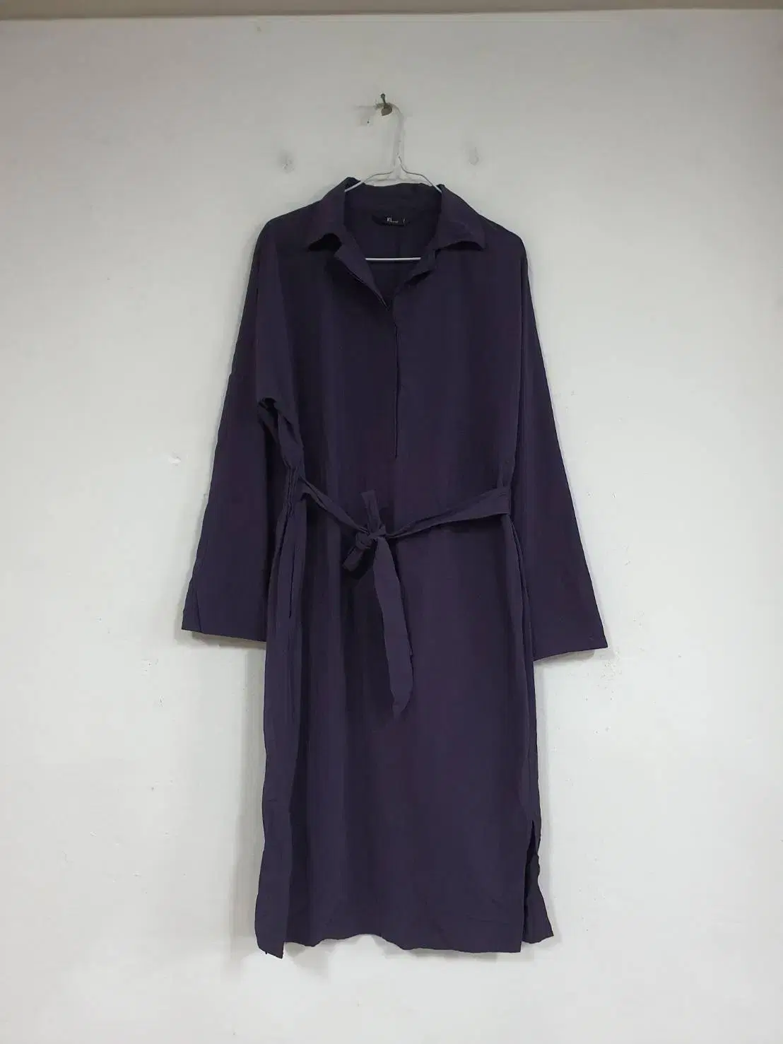 KL Lynn Women's New Purple Belted Long ONEPIECE 66