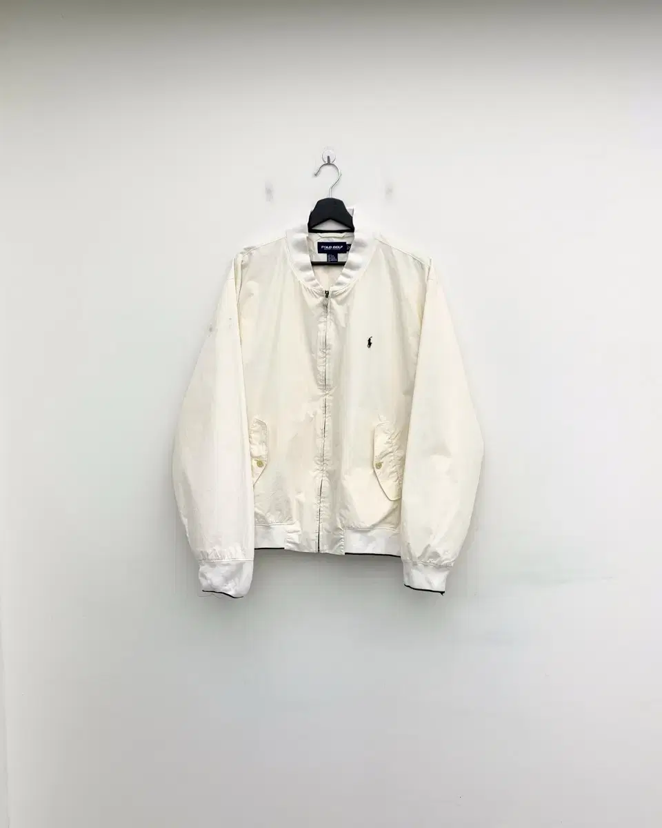 Polo Ralph Lauren Golf Ivory Black Pony Swing Jacket