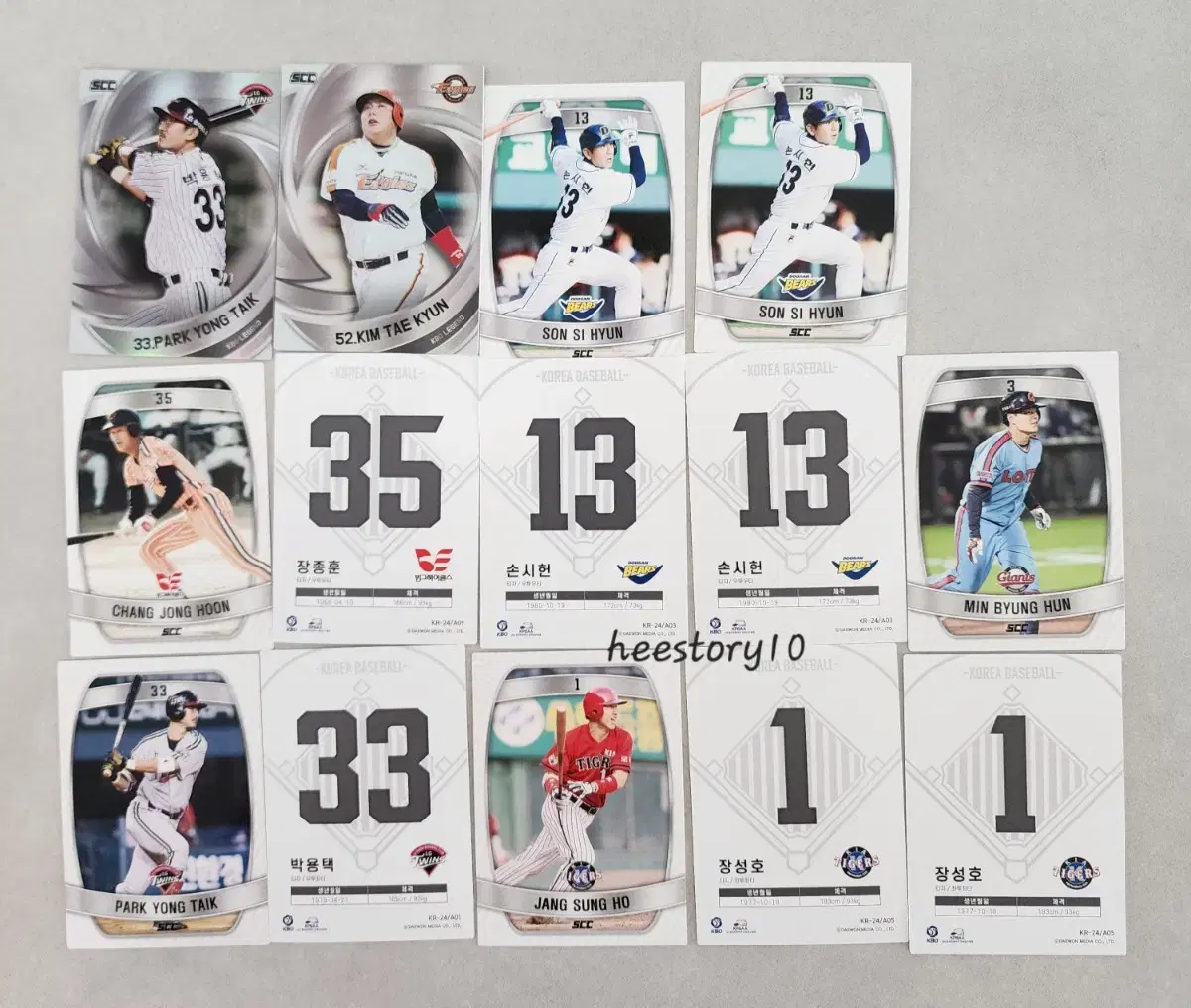 Sell KBO Baseball Cards - Legends in Bulk